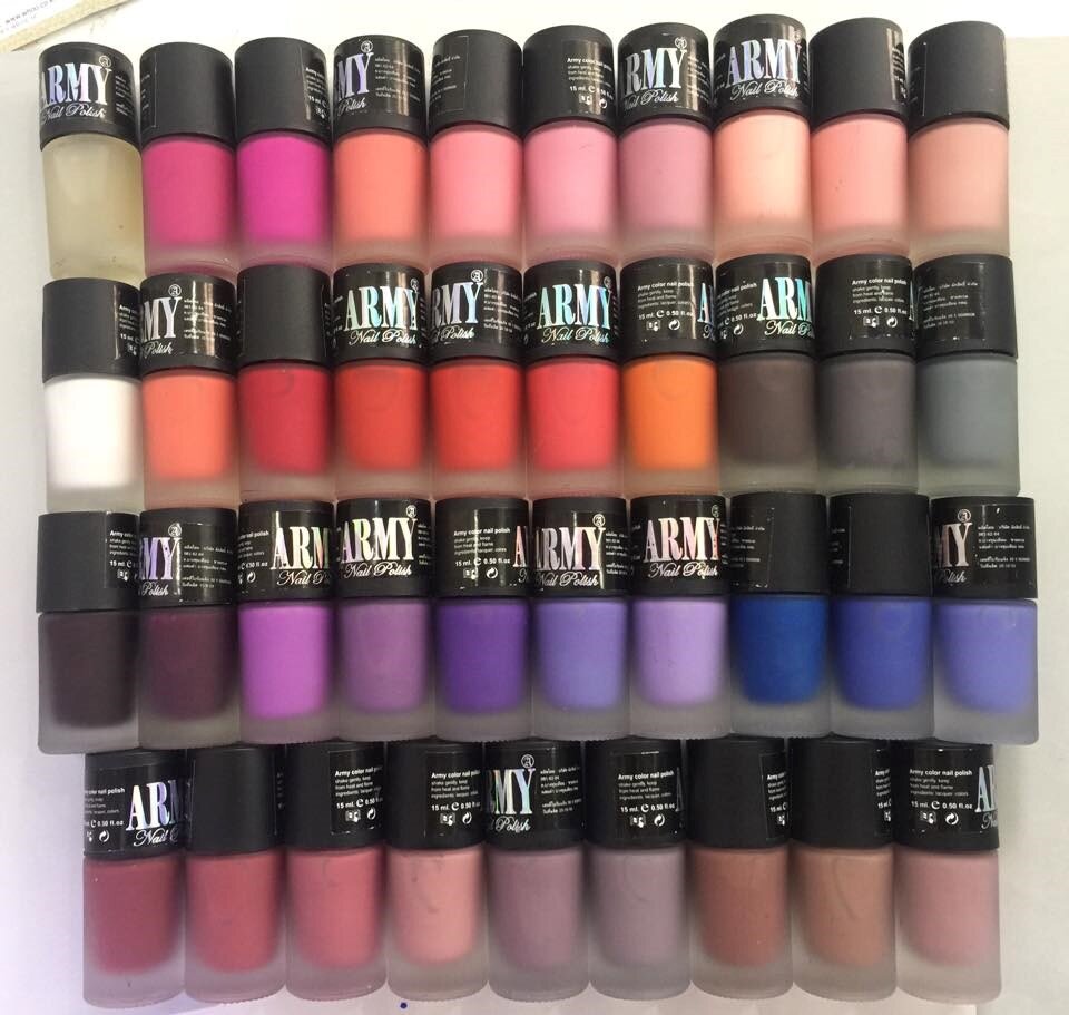 Sơn móng tay lì Army Nail Polish