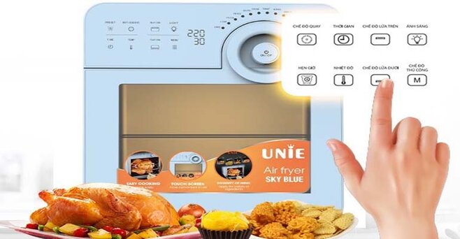 Nồi chiên không dầu Unie Sky Blue