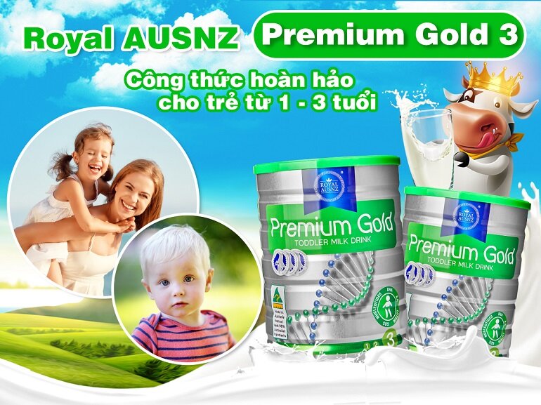 Sữa Royal Ausnz Premium Gold Toddler Milk Drink số 3