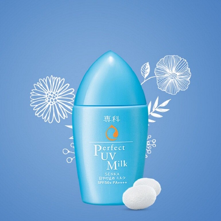 Kem chống nắng Senka perfect uv milk