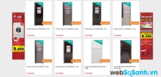 Trần Anh chú trọng giảm giá dòng tủ lạnh bình dân
