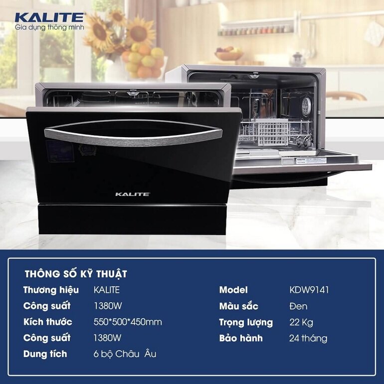 Đầu tư máy rửa bát Kalite KDW9141 là sự lựa chọn hợp lý