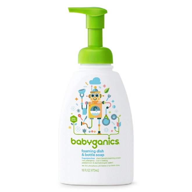 Review nước rửa bình Babyganics chi tiết