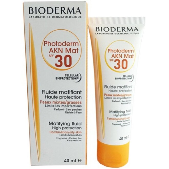 Kem chống nắng Bioderma AKN Mat SPF 30