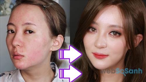 Và đây là thành quả khi sử dụng tension của Missha để makeup