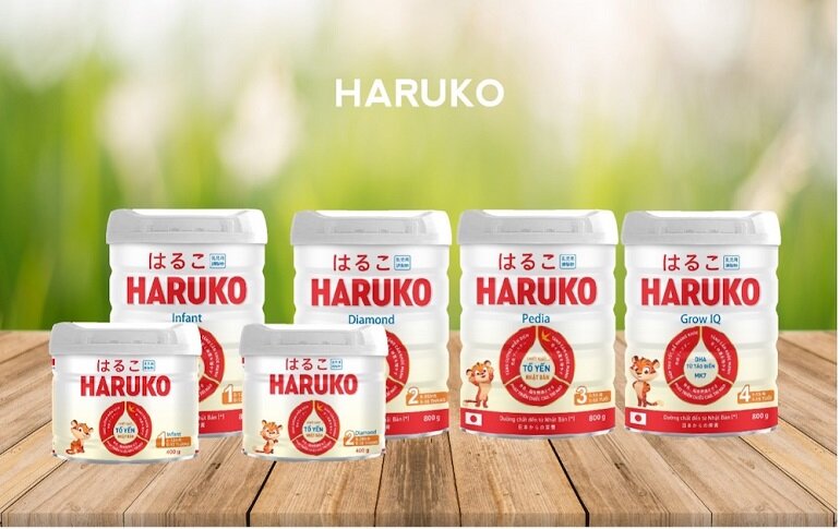 Review sữa Haruko: Nguồn gốc xuất xứ, thành phần, công dụng, các loại và giá cả