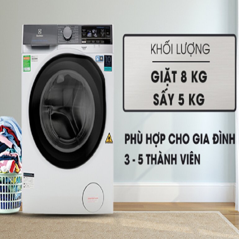 máy giặt có sấy electrolux