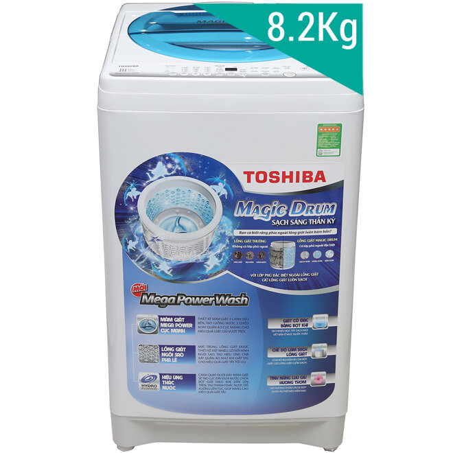 máy giặt 8kg toshiba lồng đứng loại nào tốt