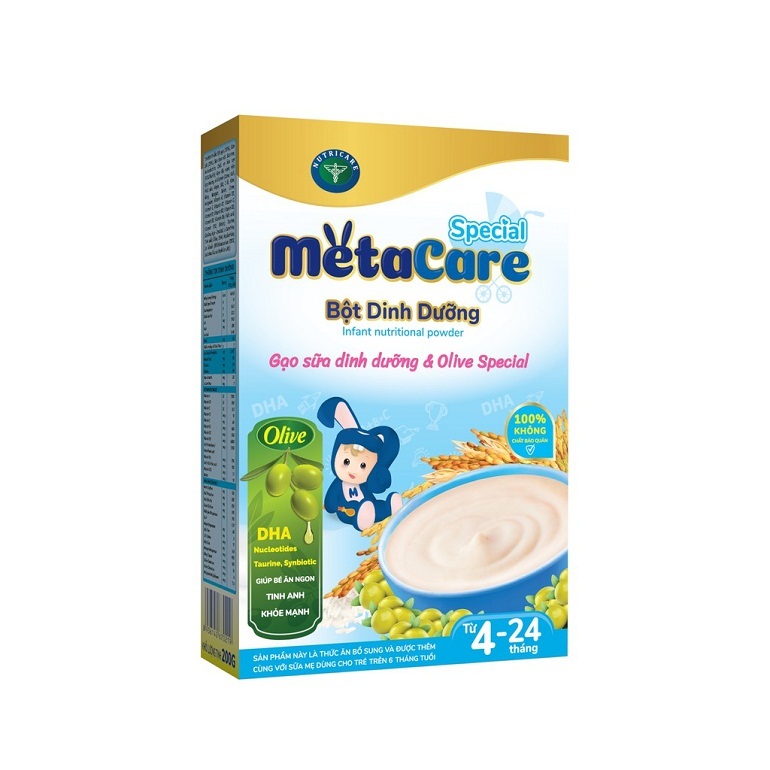 Bột ăn dặm Metacare là sản phẩm nội địa thuộc Nutricare