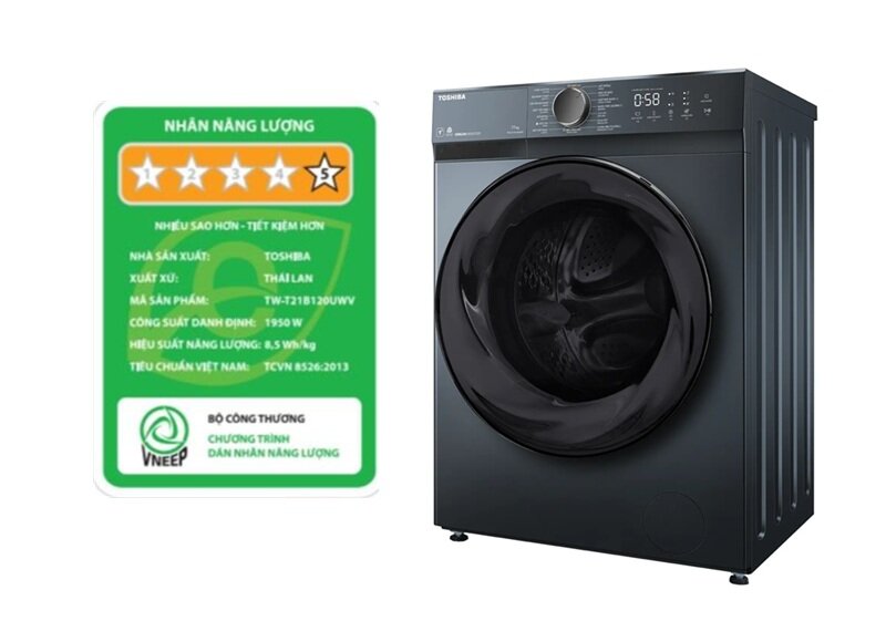 Máy giặt Toshiba TW-T21B120UWV(MG) giảm giá tới 4 triệu, chất lượng Nhật siêu tiết kiệm điện