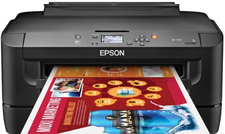 In thử vài bản in để test các chức năng và linh kiện của máy in màu Epson cũ