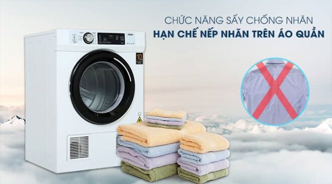 Máy sấy thông hơi Aqua 7 Kg AQH-V700F