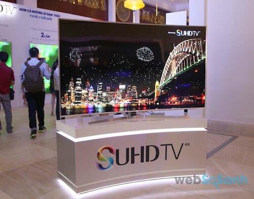Tivi SUHD hiển thị hình ảnh tốt nhờ độ sáng màn hình cao