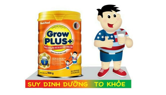 Sữa bột Grow Plus+ cam