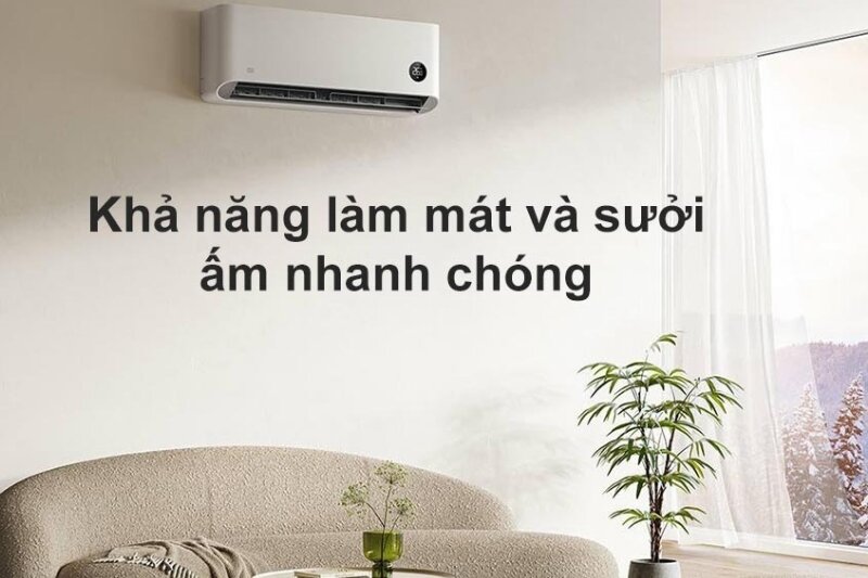 5 tính năng cực ấn tượng của điều hòa Xiaomi 12000 BTU 2 chiều inverter KFR 35GW/R1X1