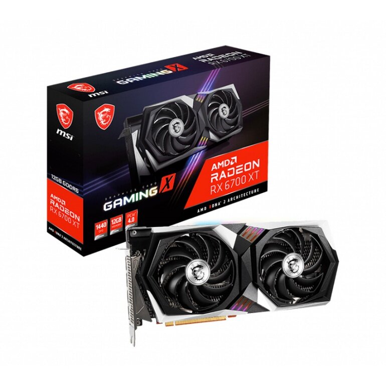 Card màn hình MSI RX 6700 XT Gaming X được thiết kế như thế nào?