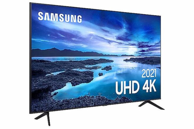 Tiện tích trên smart Tivi Samsung 65 inch 4K 65AU7700