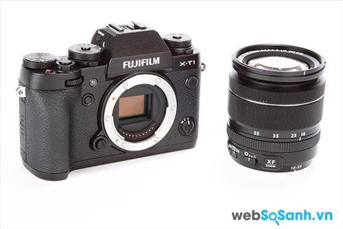 Fujifilm trang bị cho máy ảnh X-T1 của mình cảm biến X-Trans CMOS II kích cỡ 23,6 x 15,6 mm , độ phân giải 16,3Mp