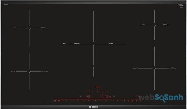 bếp từ đức bosch nhiều vùng nấu