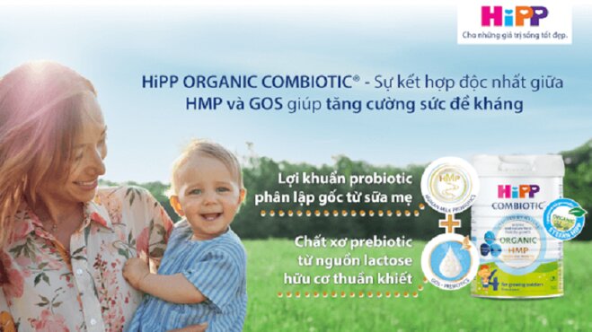 Sữa HiPP Combiotic Organic số 4