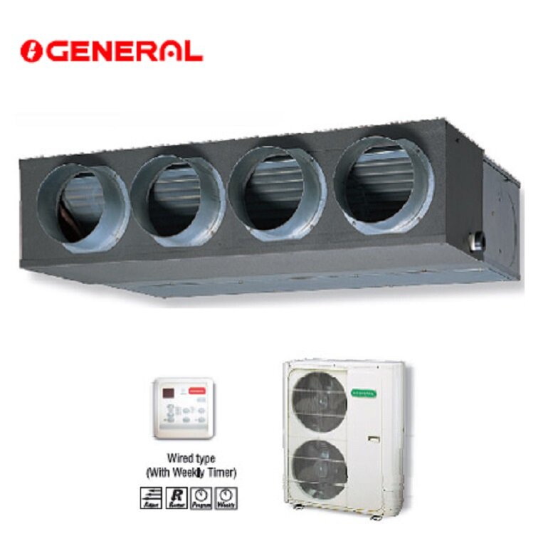 điều hòa nối ống gió General 1 chiều 18000Btu ARG18ALCH/AOG18ADTH Gas R22