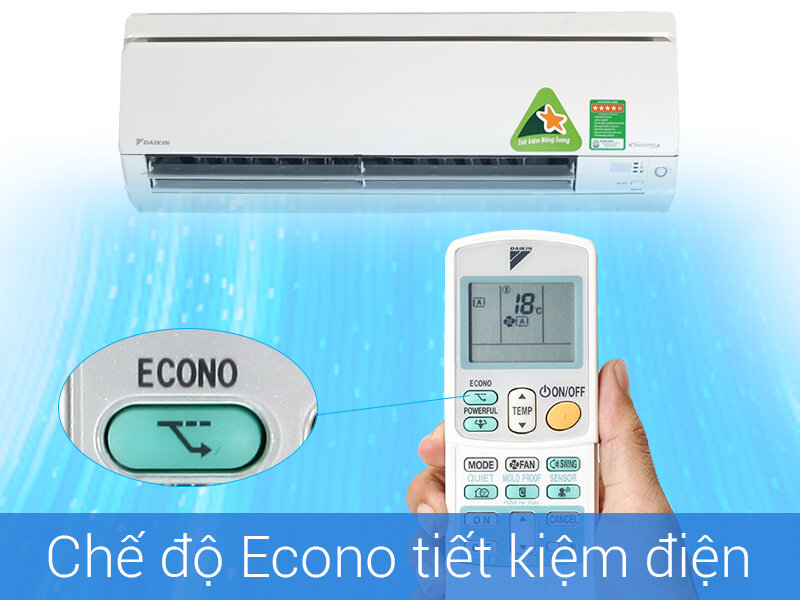 Chế độ Eco giúp tiết kiệm điện năng đáng kể