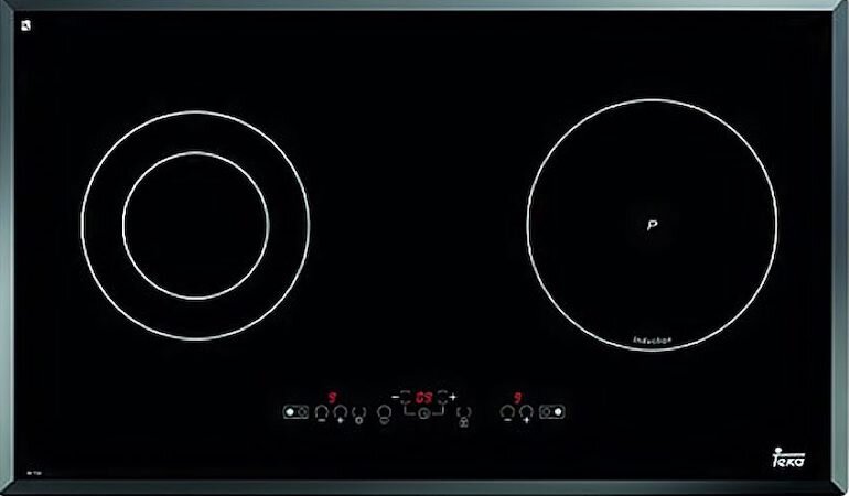 Bếp âm Teka IR 720 có thể lắp âm, sang trọng, hiện đại với 2 vùng nấu giúp nấu 2 món ăn cùng 1 lúc.