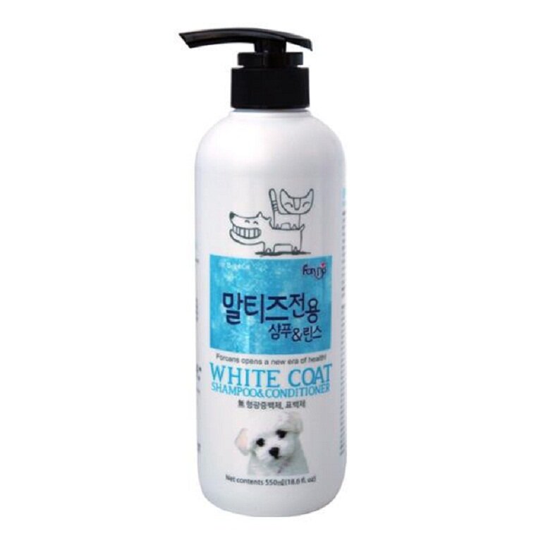 Forcans White Coat shampoo for white cats