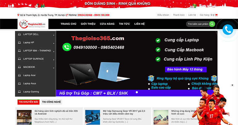 Thegioiso365 địa chỉ cung cấp các dòng laptop cũ giá rẻ chất lượng nhất Hà Nội