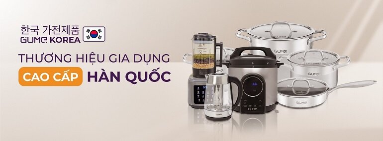 Thương hiệu GUME KOREA chuyên sản xuất các thiết bị nhà bếp có công nghệ tân tiến