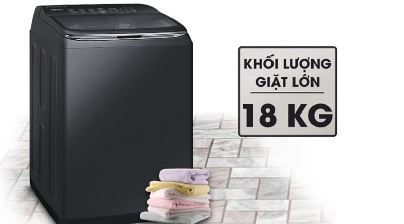 Loạt máy giặt 18kg đáng mua hiện nay cho gia đình trên 7 thành viên