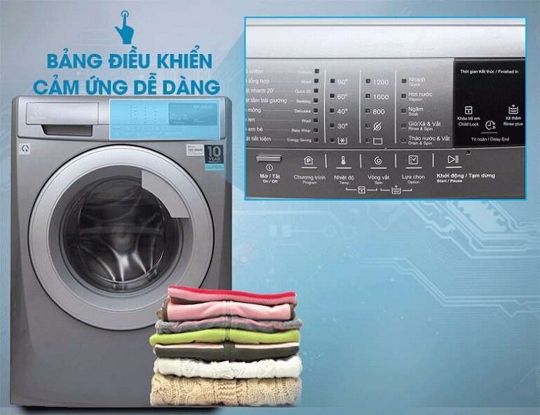 Hướng dẫn sử dụng máy giặt Electrolux 7kg