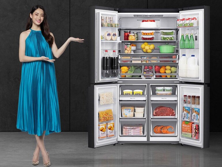Tủ lạnh Casper Inverter 462 lít RM-520 VT với dung tích lớn