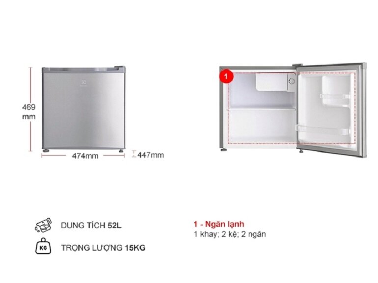 Tủ lạnh Electrolux mini