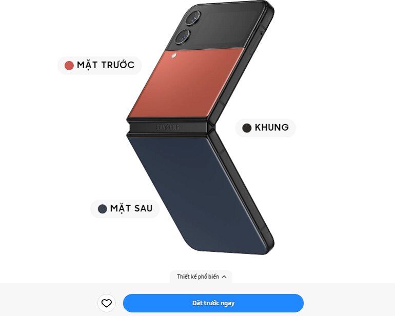 Galaxy Z Flip4 có mấy màu