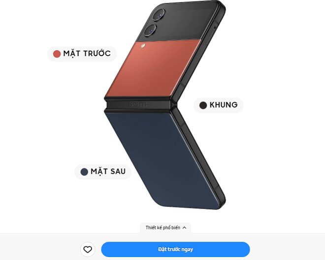 Galaxy Z Flip4 có mấy màu