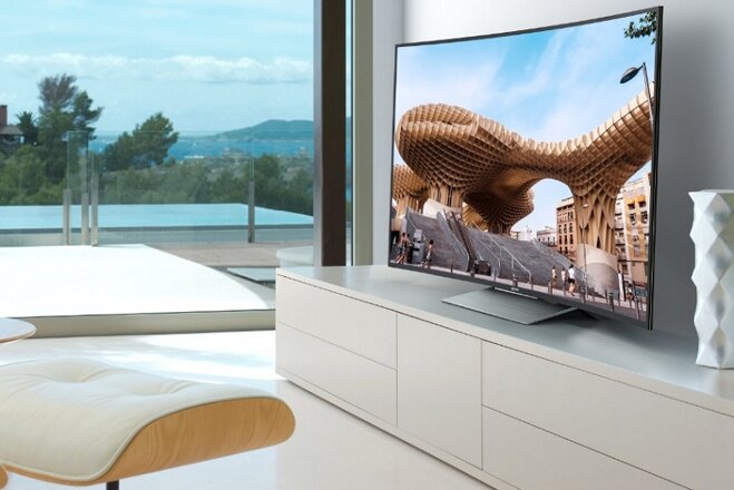 Smart tv màn cong của Sony có kích thước từ 50 inch trở lên