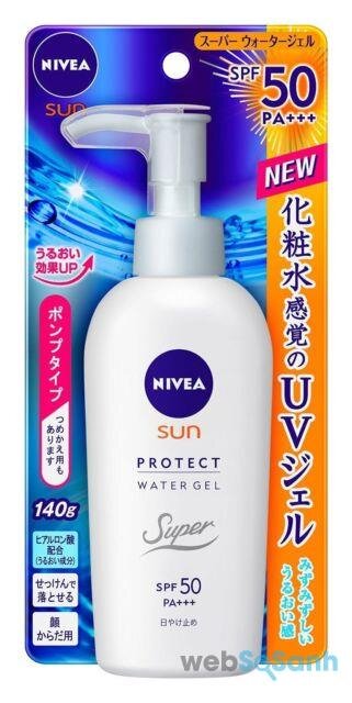 review kem chống nắng Nivea Sun Protect Aqua SPF 50 PA+++