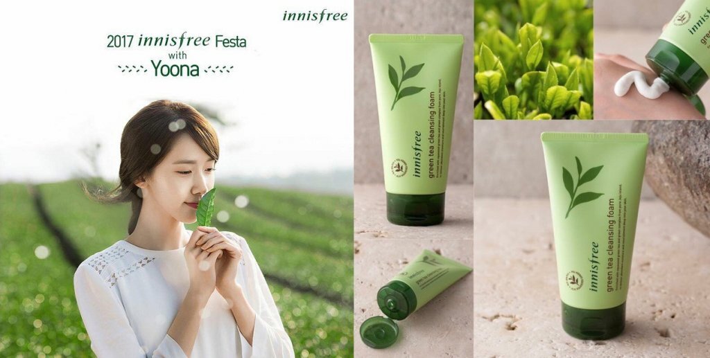 sữa rửa mặt innisfree green tea