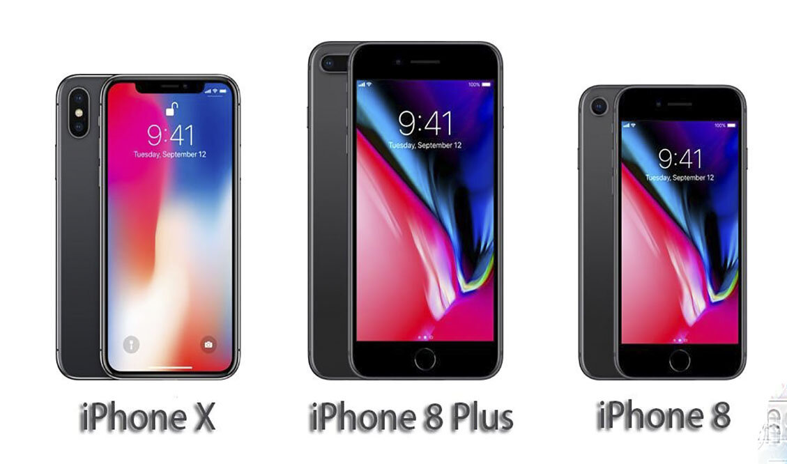 iphone x, iphone 8 và 8 plus