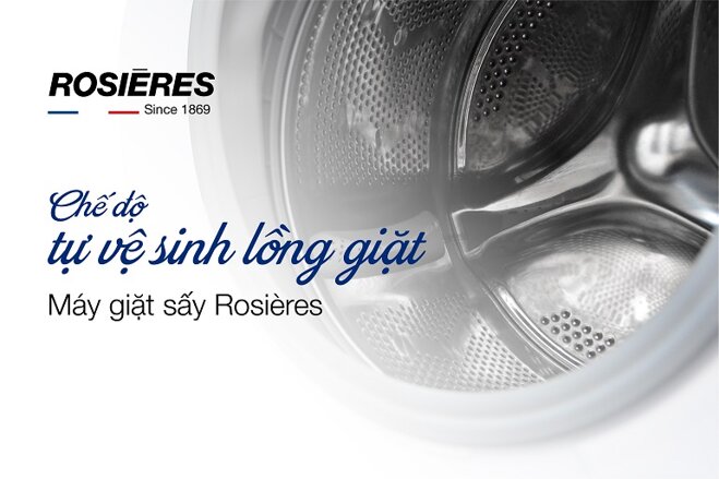 Máy giặt sấy Rosieres RILSW4117TAHBR-4 11kg cao cấp