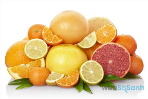 Vitamin C có trong rất nhiều loại trái cây quen thuộc