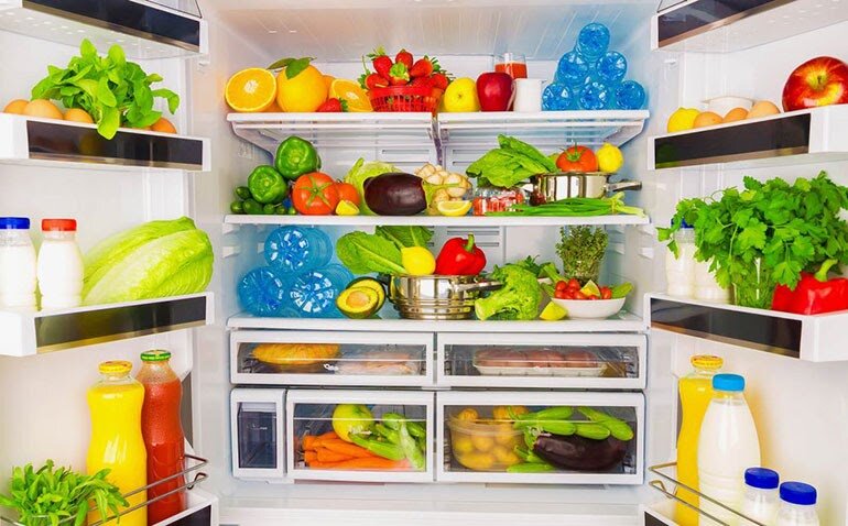 Tích trữ thực phẩm vừa đủ trong tủ lạnh Hafele