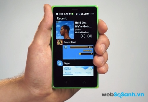 Nokia X2 sở hữu màn hình LCD 4.3 inch