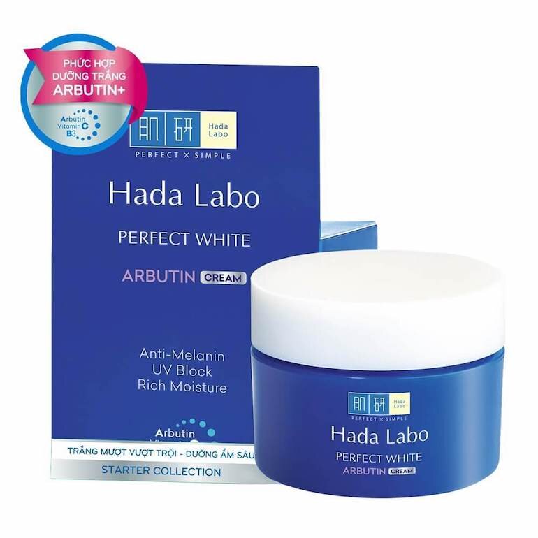 Kem dưỡng ẩm Hada labo Perfect White Arbutin Cream