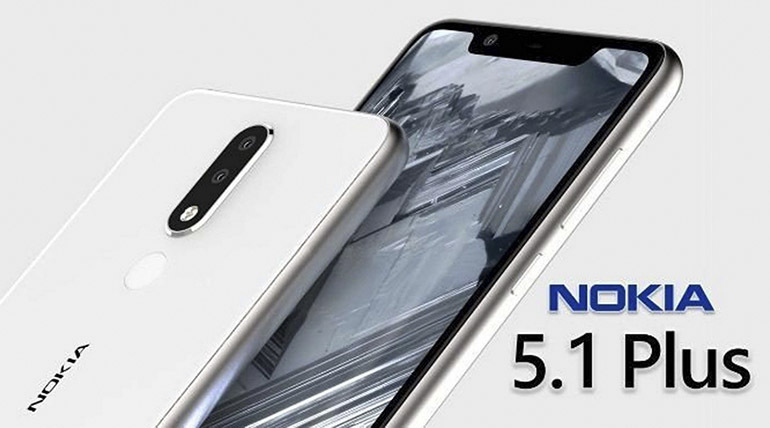 Điện thoại Nokia 5.1 Plus giá rẻ bình dân những sở hữu thiết kế 