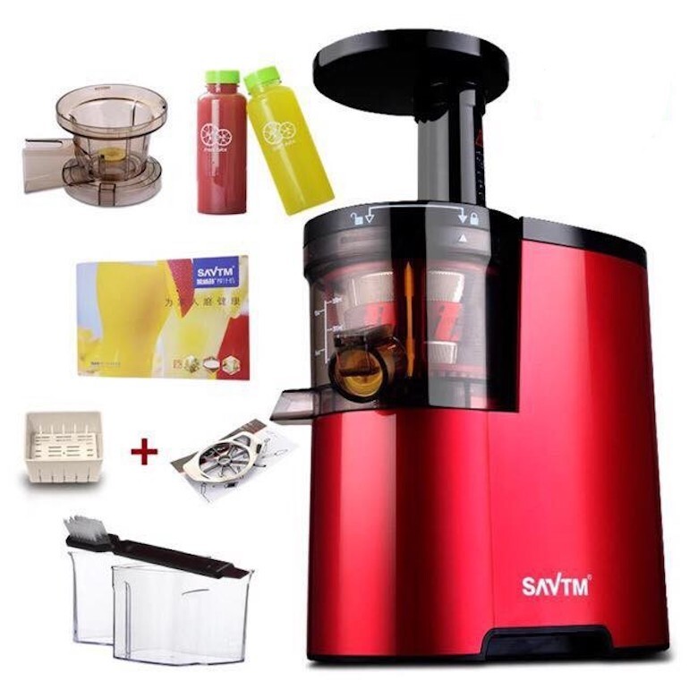 máy ép chậm, làm cho hương vị của trái cây đậm hơn, không trộn lẫn nhiều cặn