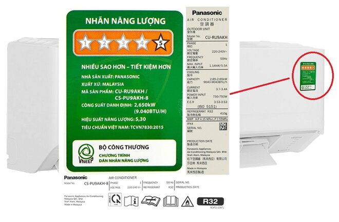 điều hòa Panasonic CU/CS-PU9AKH-8 tiết kiệm điện