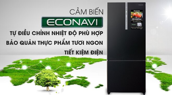 Tủ lạnh Inverter Panasonic NR-BX468GKVN 450 lít