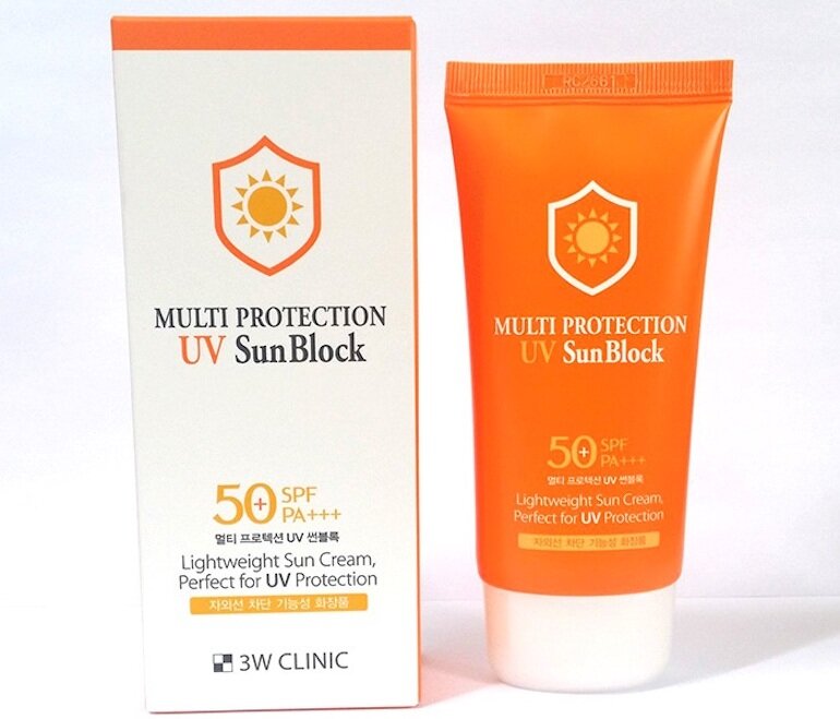 Kem chống nắng 3W Clinic Multi Protection UV Sunblock.